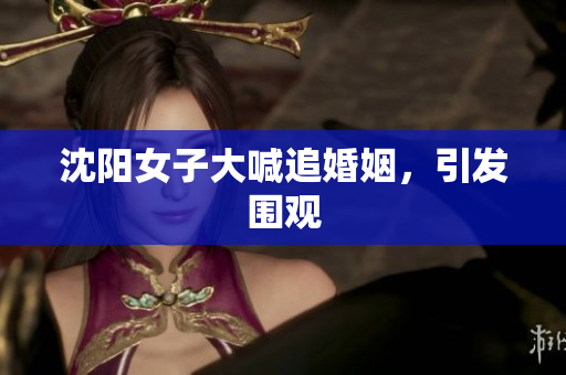 沈阳女子大喊追婚姻，引发围观