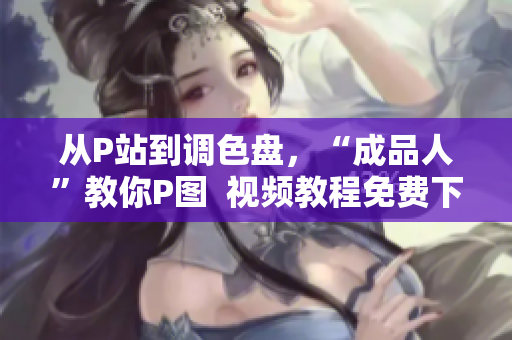 从P站到调色盘，“成品人”教你P图  视频教程免费下载
