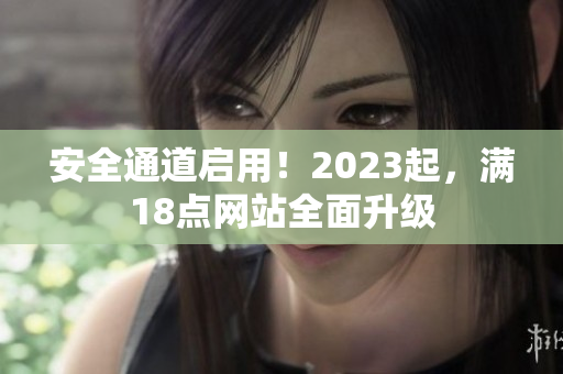 安全通道启用！2023起，满18点网站全面升级
