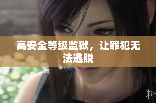 高安全等级监狱，让罪犯无法逃脱