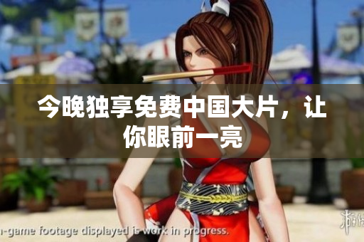今晚独享免费中国大片，让你眼前一亮