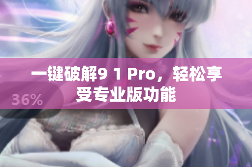 一键破解9 1 Pro，轻松享受专业版功能