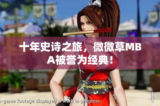 十年史诗之旅，微微草MBA被誉为经典！