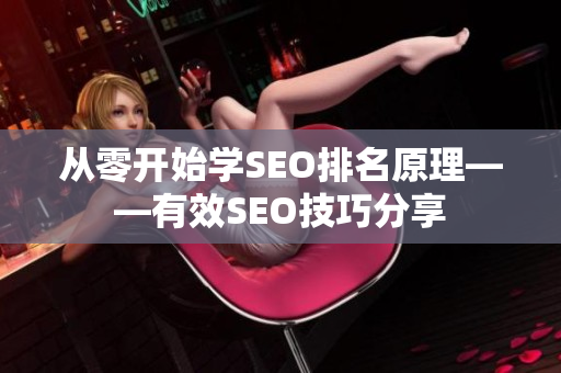 从零开始学SEO排名原理——有效SEO技巧分享