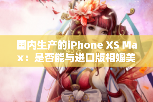 国内生产的iPhone XS Max：是否能与进口版相媲美？