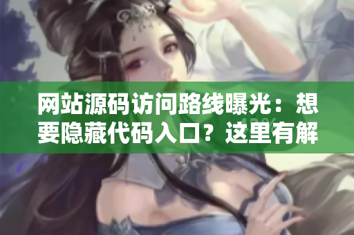 网站源码访问路线曝光：想要隐藏代码入口？这里有解决方式！