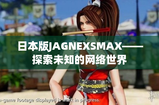 日本版JAGNEXSMAX——探索未知的网络世界