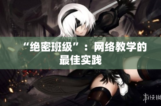 “绝密班级”：网络教学的最佳实践