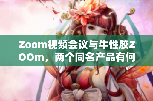 Zoom视频会议与牛性胶ZOOm，两个同名产品有何区别？
