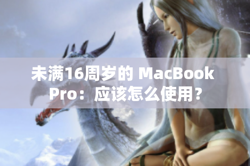 未满16周岁的 MacBook Pro：应该怎么使用？