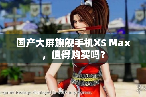 国产大屏旗舰手机XS Max，值得购买吗？
